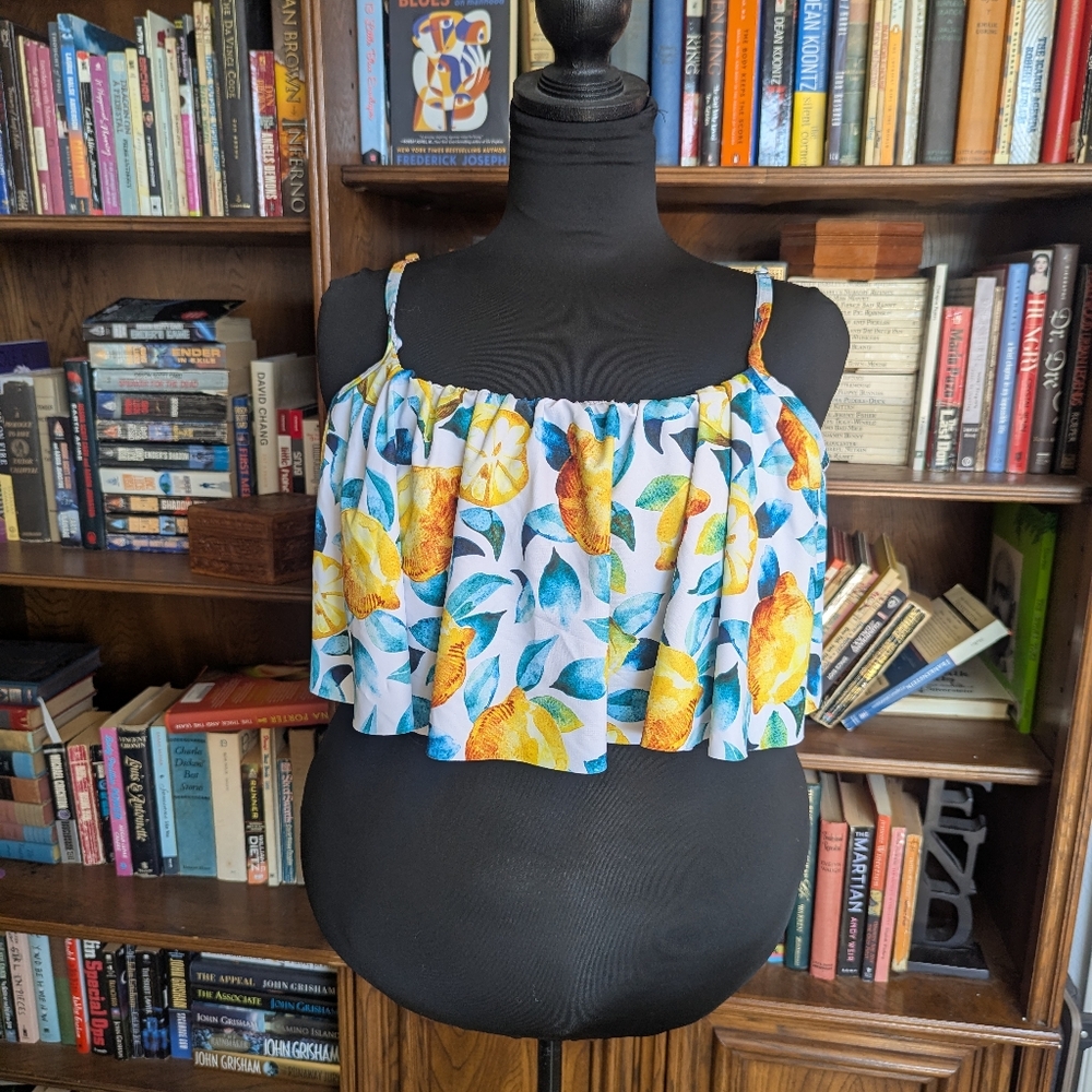 Cupshe Floral Print Women's Swim Top